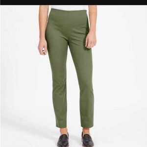 Everlane work pants in olive